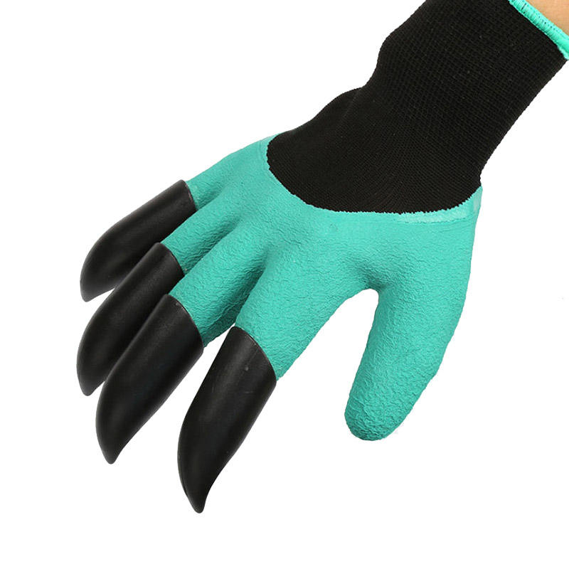 Vrtnarske vrtne rokavice s kremplji prstov