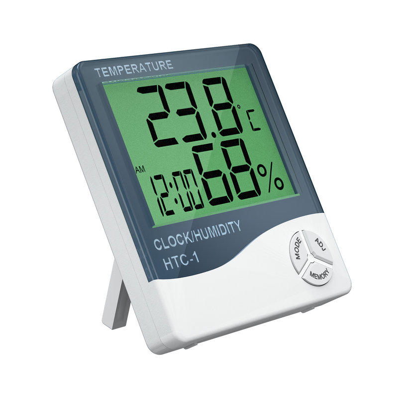 Vrtni digitalni LCD zaslon, notranji termometer